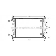 Ψυγείο Νερού AUDI A4 2005 - 2008 ( 8E )( 8H ) VALEO 021706305