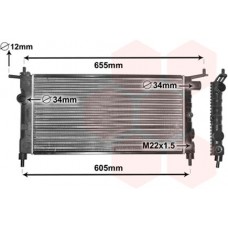 Ψυγείο Νερού OPEL CORSA 1993 - 2000 ( B ) VALEO 048706365