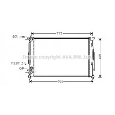 Ψυγείο Νερού AUDI A4 1995 - 1998 ( 8D ) VALEO 067806385