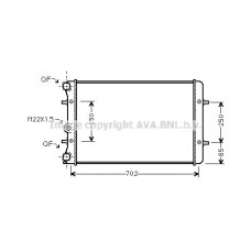 Ψυγείο Νερού AUDI TT 1998 - 2006 ( 8Ν ) VALEO 072106340