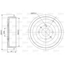Ταμπούρο FIAT BRAVA 1995 - 2003 ( 182 ) VALEO 237021