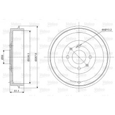 Ταμπούρο FIAT LINEA 2007 - 2013 VALEO 237036