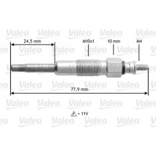 Προθερμαντήρας IVECO DAILY 1990 - 2000 VALEO 345128
