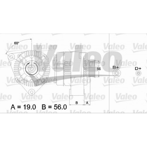 Δυναμό/Εναλλάκτης PEUGEOT 106 1992 - 1995 VALEO 436260