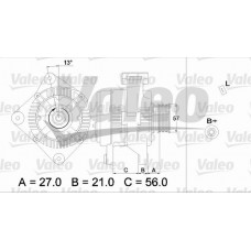 Δυναμό/Εναλλάκτης VOLVO S40 1995 - 2000 ( VS ) VALEO 436702