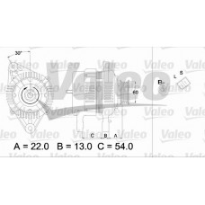 Δυναμό/Εναλλάκτης HYUNDAI ACCENT 1994 - 1997 ( UA ) ( X3 ) VALEO 437338