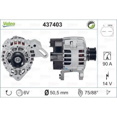 Δυναμό/Εναλλάκτης VW GOLF 2004 - 2008 ( Mk5 ) VALEO 437403