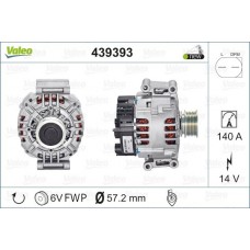 Δυναμό/Εναλλάκτης VW GOLF 2008 - 2013 ( Mk6 ) VALEO 439393