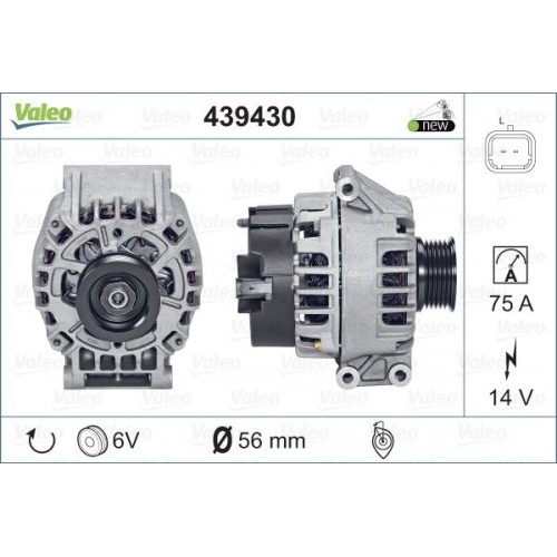 Δυναμό/Εναλλάκτης RENAULT CLIO 2001 - 2005 VALEO 439430