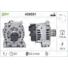 Δυναμό/Εναλλάκτης MERCEDES A CLASS 2004 - 2008 ( W169 ) VALEO 439551