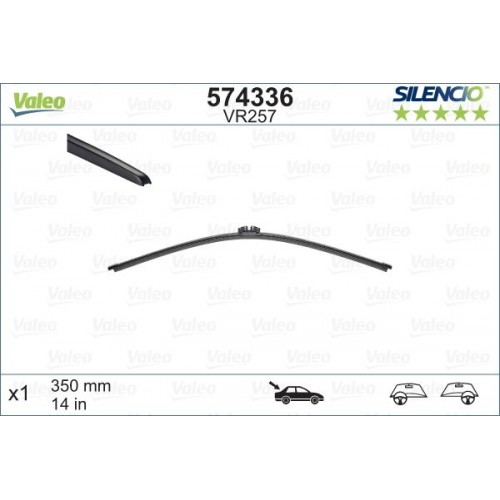 Μάκτρο καθαριστήρα/λάστιχα VOLVO V70 2007 - 2009 VALEO 574336