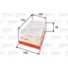 Φίλτρο αέρα RENAULT CLIO 2001 - 2005 VALEO 585026