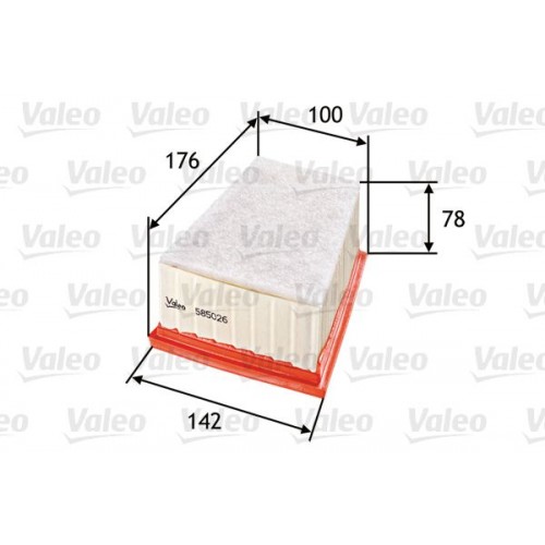Φίλτρο αέρα RENAULT CLIO 2001 - 2005 VALEO 585026