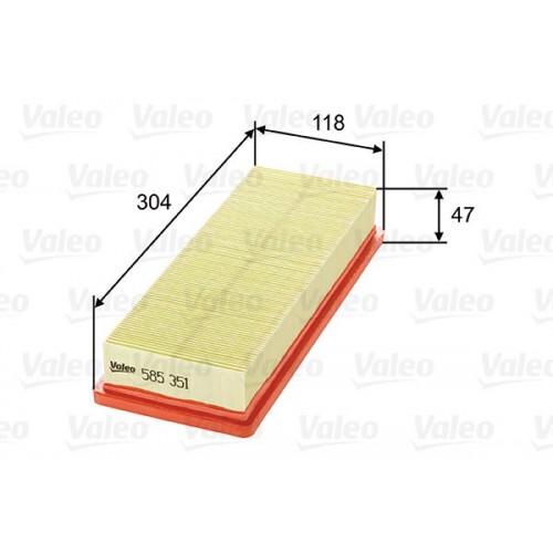 Φίλτρο αέρα FIAT UNO 1983 - 1989 ( 146 ) VALEO 585351