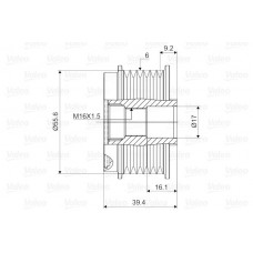 Μεμονωμένα εξαρτήματα VW FOX 2005 - 2012 ( 5Z1 ) VALEO 588013