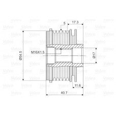 Μεμονωμένα εξαρτήματα RENAULT CLIO 2001 - 2005 VALEO 588026