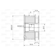 Μεμονωμένα εξαρτήματα VW PASSAT 2000 - 2005 ( 3B3 ) VALEO 588032