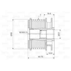 Μεμονωμένα εξαρτήματα MERCEDES C CLASS 2000 - 2003 ( W203 ) VALEO 588052