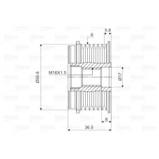Μεμονωμένα εξαρτήματα MERCEDES A CLASS 2004 - 2008 ( W169 ) VALEO 588068