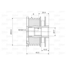 Μεμονωμένα εξαρτήματα VW GOLF 2004 - 2008 ( Mk5 ) VALEO 588071