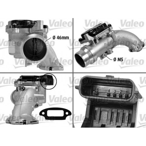 Πεταλούδα Γκαζιού-Κλαπέτο RENAULT MEGANE 2008 - 2014 VALEO 700429 Πεταλούδα Γκαζιού-Κλαπέτο RENAULT MEGANE 2008 - 2014 VALEO 700429