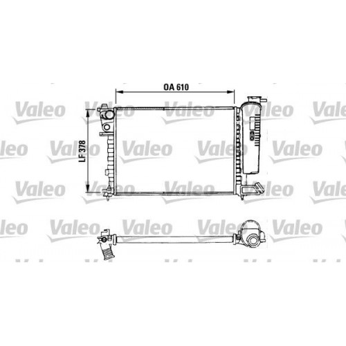 Ψυγείο Νερού PEUGEOT 306 1993 - 1996 ( N3 ) VALEO 730630