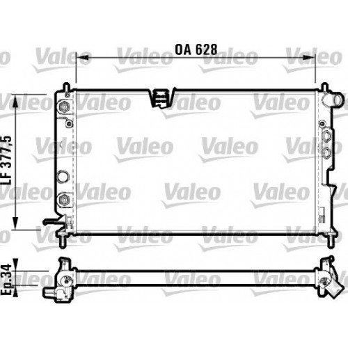 Ψυγείο Νερού OPEL VECTRA 1996 - 1998 ( B ) VALEO 731847