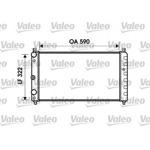Ψυγείο Νερού SKODA FELICIA 1994 - 1998 ( 6U1/5 ) VALEO 732479 Ψυγείο Νερού SKODA FELICIA 1994 - 1998 ( 6U1/5 ) VALEO 732479