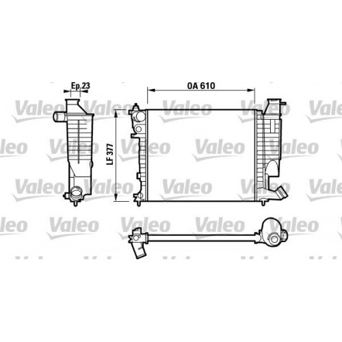 Ψυγείο Νερού PEUGEOT 306 1993 - 1996 ( N3 ) VALEO 732535