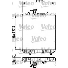 Ψυγείο Νερού OPEL AGILA 2003 - 2007 VALEO 732694