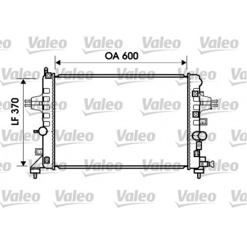 Ψυγείο Νερού OPEL ASTRA 2004 - 2007 ( H ) VALEO 734382