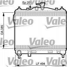 Ψυγείο Νερού HYUNDAI GETZ 2002 - 2005 ( TB ) VALEO 734912