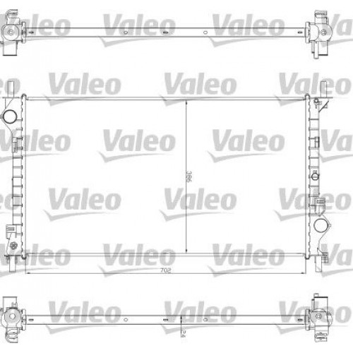 Ψυγείο Νερού FORD TRANSIT CONNECT TOURNEO 2002 - 2006 VALEO 735043 Ψυγείο Νερού FORD TRANSIT CONNECT TOURNEO 2002 - 2006 VALEO 735043