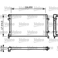 Ψυγείο Νερού VW GOLF 2004 - 2008 ( Mk5 ) VALEO 735120