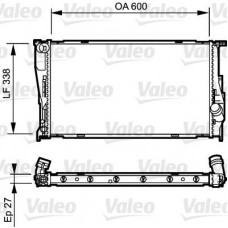 Ψυγείο Νερού BMW 3 Series 2005 - 2011 ( E90/1/2/3 ) VALEO 735165