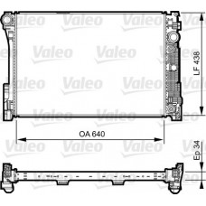 Ψυγείο Νερού MERCEDES C CLASS 2007 - 2011 ( W204 ) VALEO 735292
