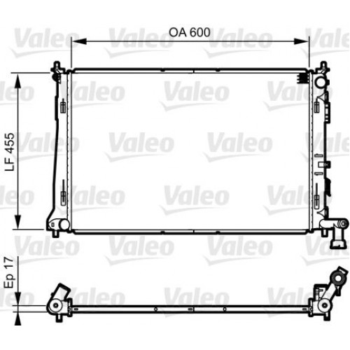 Ψυγείο Νερού HYUNDAI i30 2007 - 2012 VALEO 735564