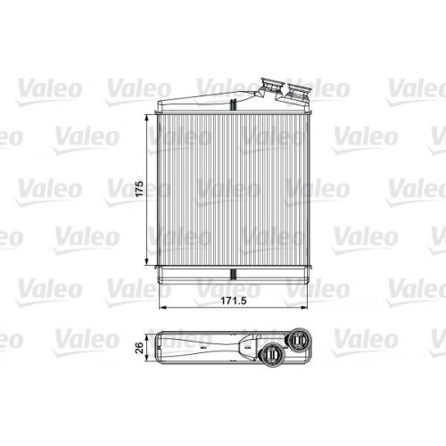 Ψυγείο Καλοριφέρ VOLVO S60 2010 - 2014 VALEO 811512 Ψυγείο Καλοριφέρ VOLVO S60 2010 - 2014 VALEO 811512