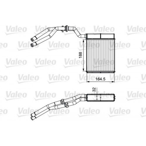 Ψυγείο Καλοριφέρ FORD MONDEO 2007 - 2011 ( Mk4a ) VALEO 811515