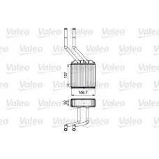 Ψυγείο Καλοριφέρ FORD TRANSIT 2000 - 2006 ( FA_ _ ) VALEO 811520