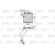 Ψυγείο Καλοριφέρ NISSAN QASHQAI 2007 - 2010 ( J10 )( JJ10 ) VALEO 811544