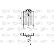 Ψυγείο Καλοριφέρ MERCEDES M-CLASS 1998 - 2002 ( W163 ) VALEO 811551