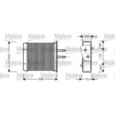 Ψυγείο Καλοριφέρ FIAT PUNTO 1994 - 1999 ( 176 ) VALEO 812145