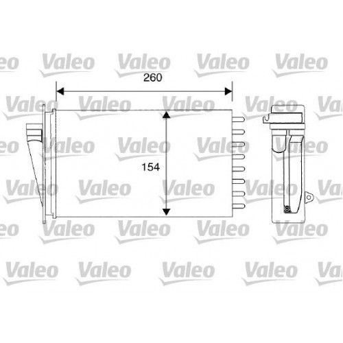 Ψυγείο Καλοριφέρ FIAT MAREA 1996 - 2002 ( 185 ) VALEO 812194