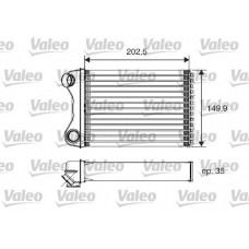 Ψυγείο Καλοριφέρ FIAT PUNTO 2003 - 2011 ( 188 ) VALEO 812211