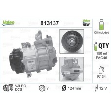 Συμπιεστής A/C (Κομπρέσορας) MERCEDES C CLASS 2000 - 2003 ( W203 ) VALEO 813137