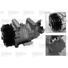 Συμπιεστής A/C (Κομπρέσορας) PEUGEOT 206 2000 - 2008 ( CC ) VALEO 813189