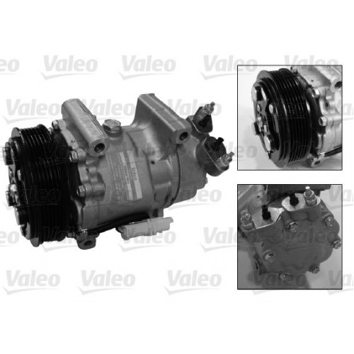 Συμπιεστής A/C (Κομπρέσορας) PEUGEOT 206 2000 - 2008 ( CC ) VALEO 813189