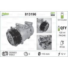 Συμπιεστής A/C (Κομπρέσορας) MERCEDES A CLASS 2004 - 2008 ( W169 ) VALEO 813196