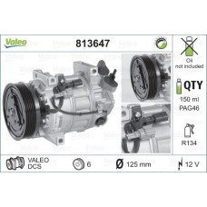 Συμπιεστής A/C (Κομπρέσορας) RENAULT LAGUNA 2007 - 2012 VALEO 813647